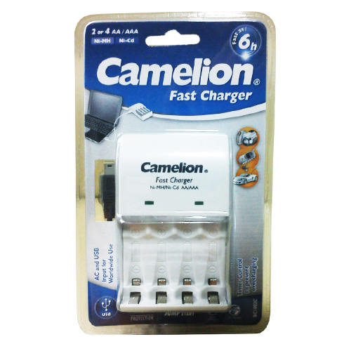 เครื่องชาร์จถ่าน Camelion ชาร์จได้ทั้งไฟบ้านหรือคอมพิวเตอร์ได้ (USB Port)