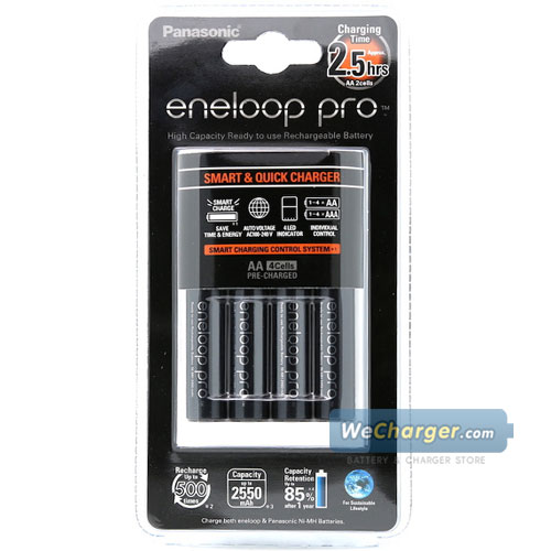 เครื่องชาร์จพร้อมถ่านชาร์จ พานาโซนิค eneloop pro