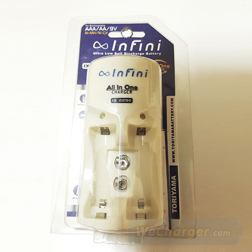 เครื่องชาร์จถ่านเอนกประสงค์ Infini AA AAA 9V 