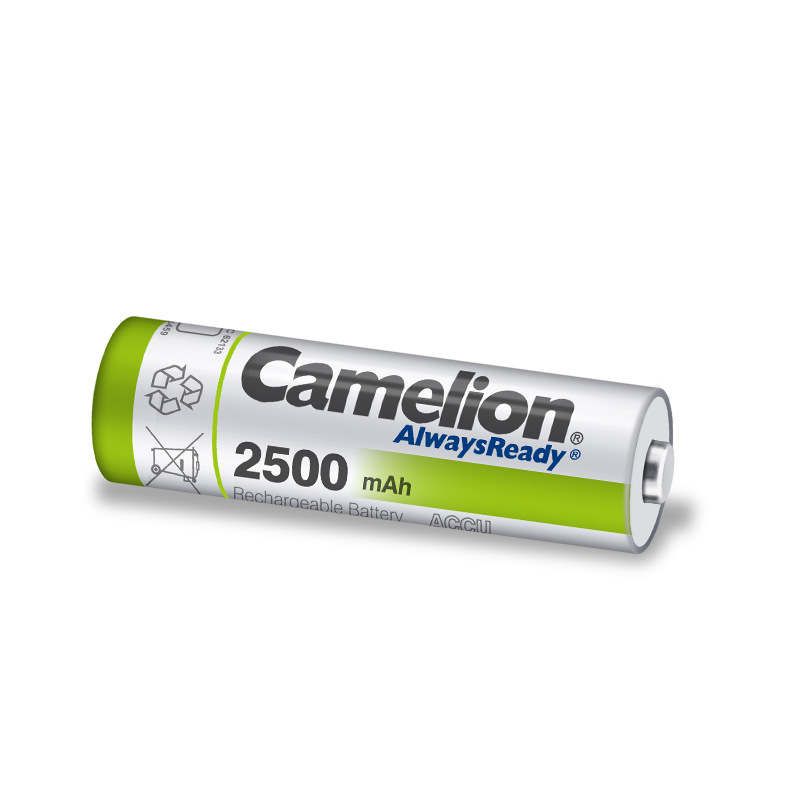 ถ่านชาร์จ AA Camelion 2500mAh ใช้กับกล้อง เม้าส์ คีย์บอร์ด ประตูดิจิตอล