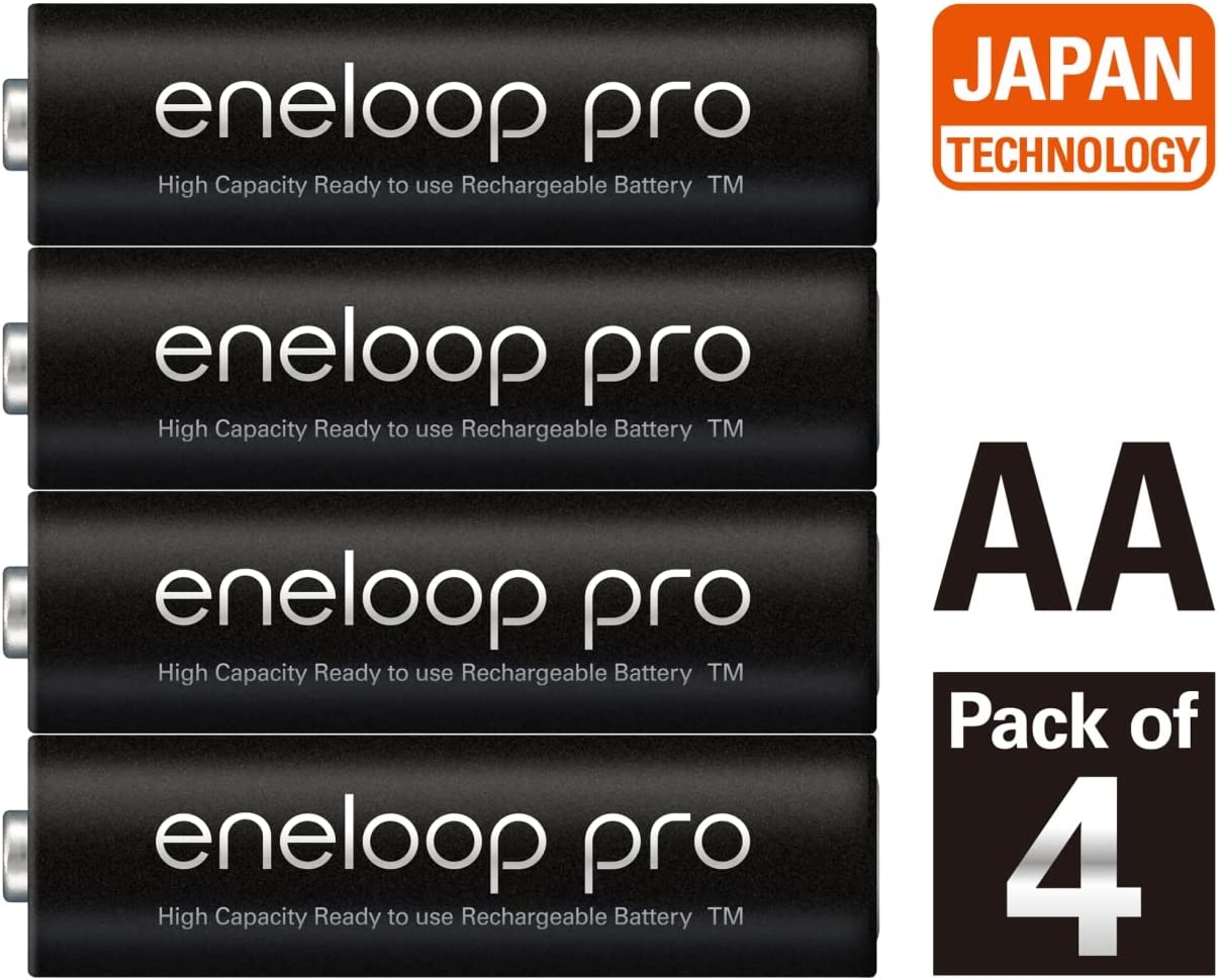 ถ่านชาร์จ Japan AA eneloop pro Pack of 4